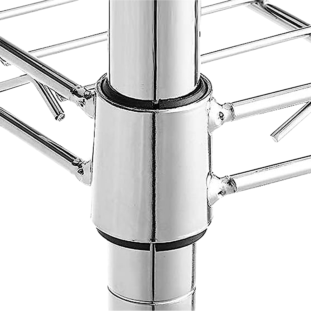 Modular Wire Storage Shelf 350 x 350 x 1800mm Steel Shelving 7