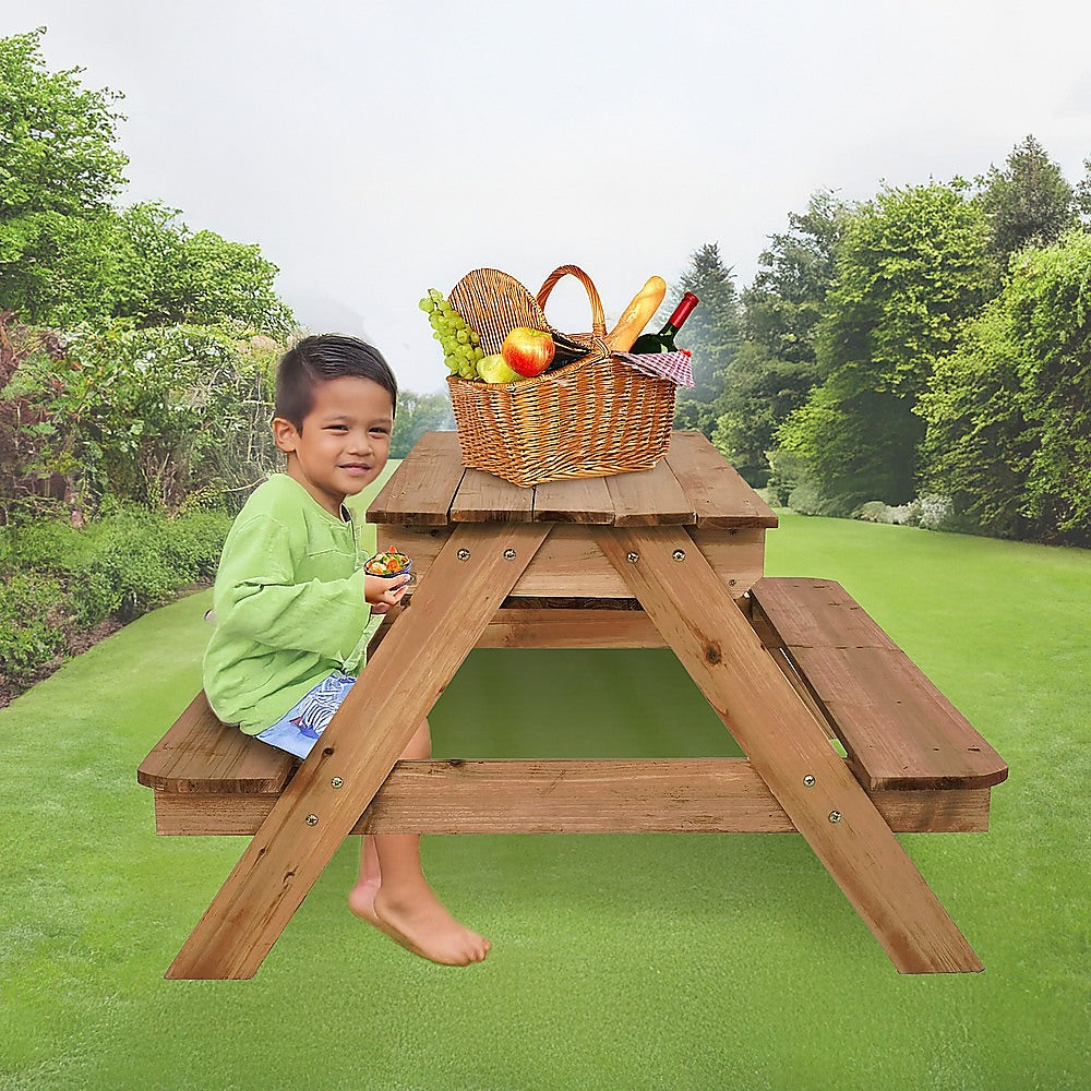 Sand & Water Wooden Picnic Table 5