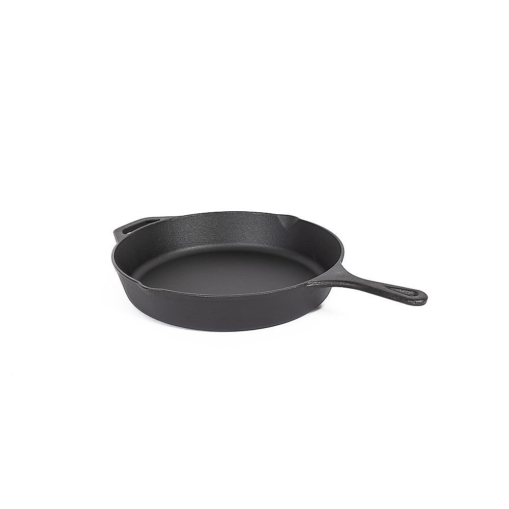 Non-stick Frying Pan Cast Iron Steak Skillet Round BBQ Grill Cookware 30cm 5