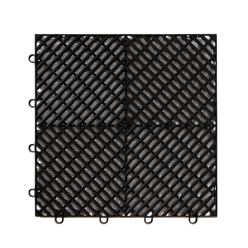 Vented Garage Floor Tiles | Snow Water Drainage | 30x30cm 4