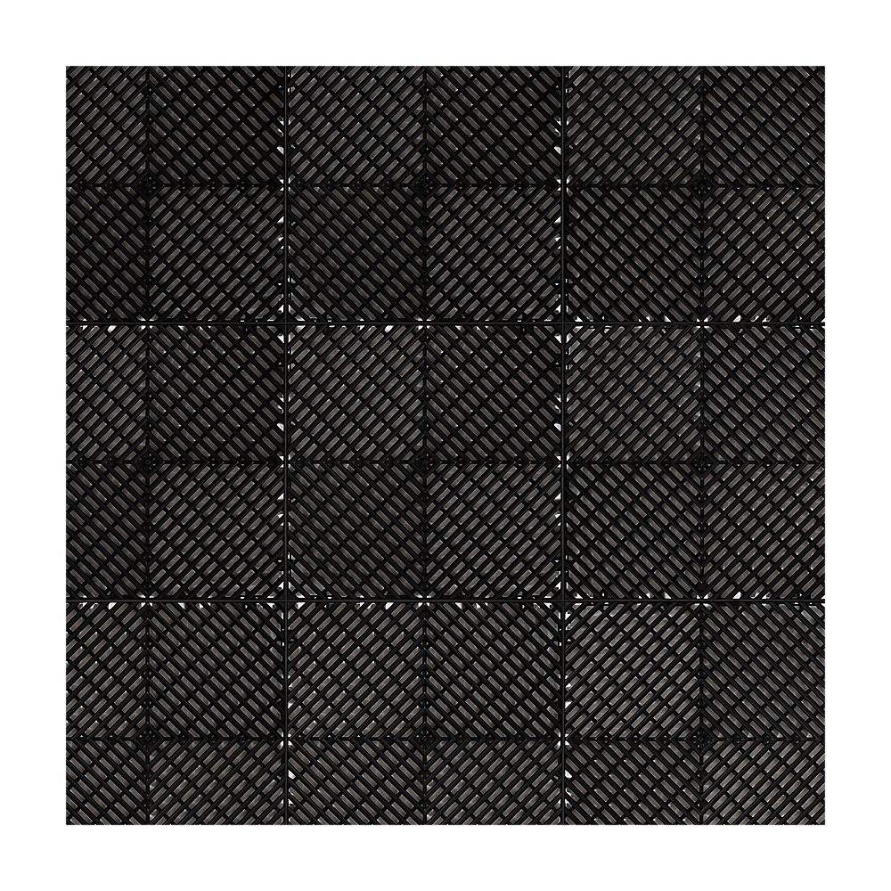 Vented Garage Floor Tiles | Snow Water Drainage | 30x30cm 6