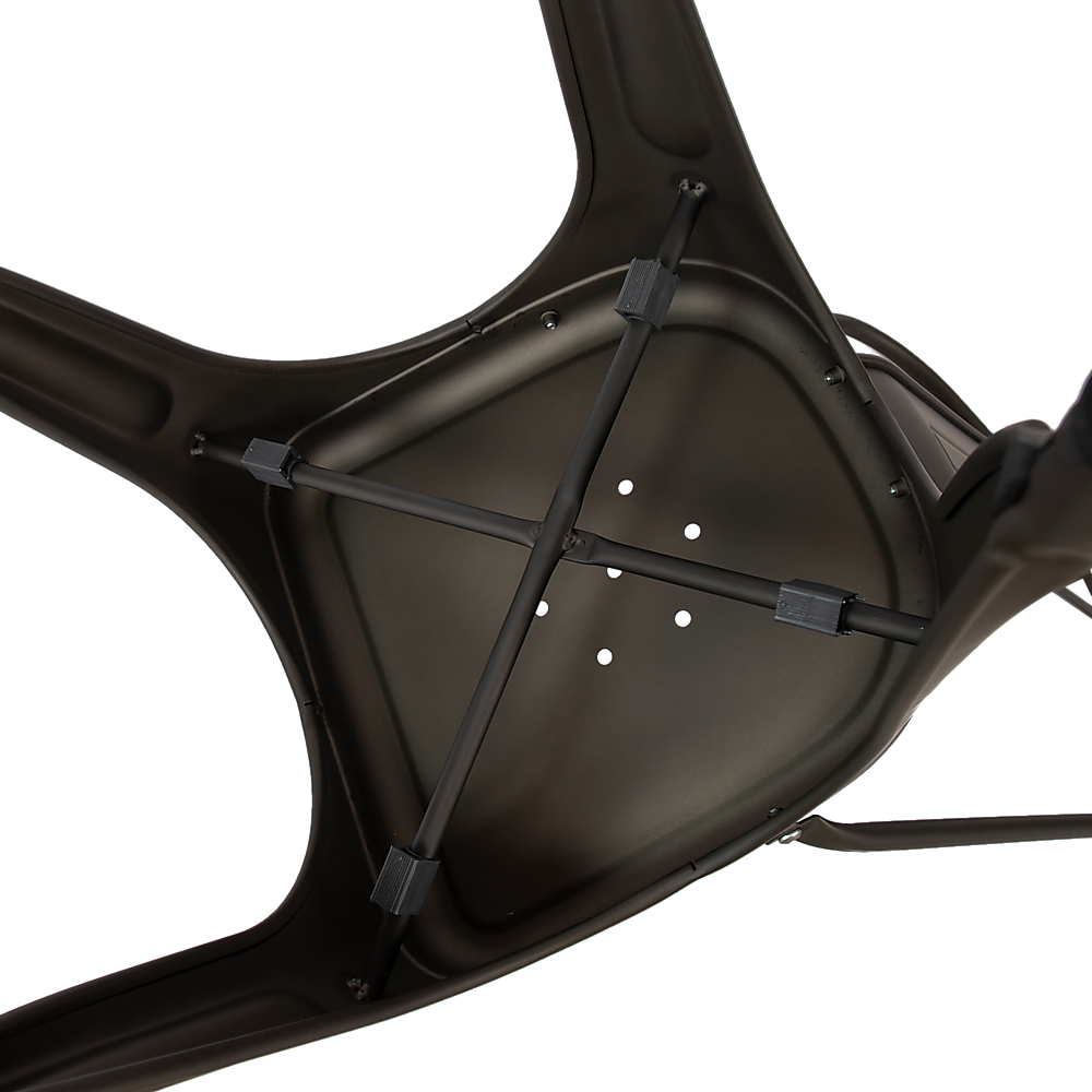 4x Kitchen Dining Chairs Stackable Vintage Metal Chair Backrest Side Chair 5