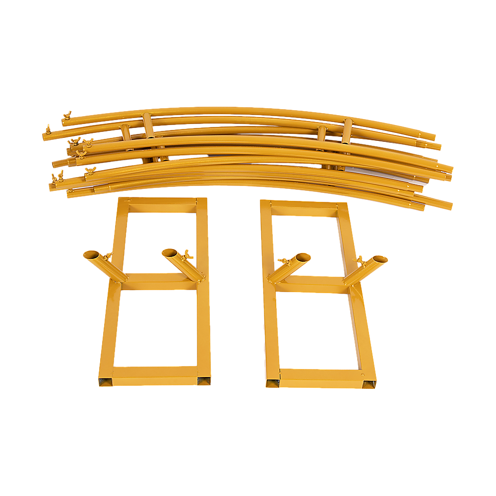 260cm Gold Metal Wedding Arch Round Balloon Birthday Party 4