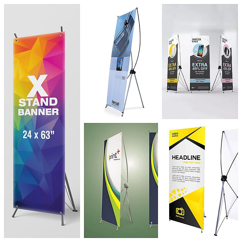 X Banner Stand 180 x 90cm Portable Display 3