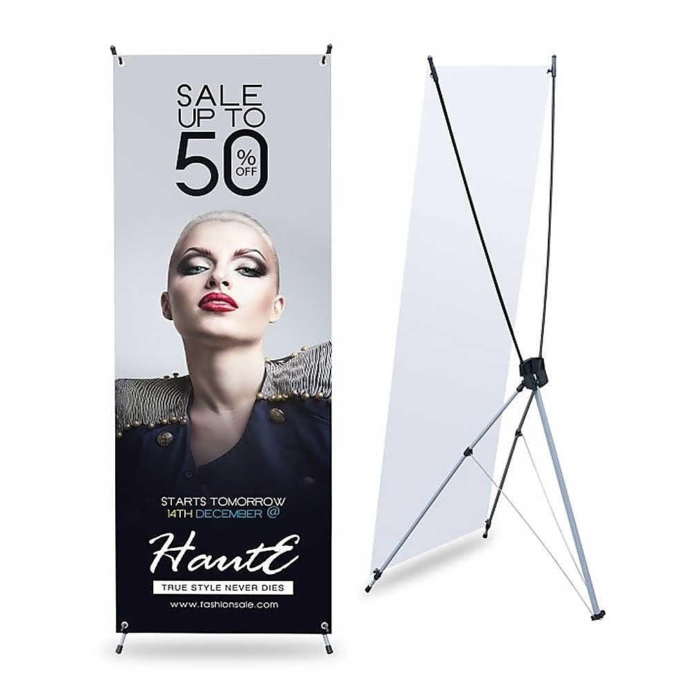 X Banner Stand 180 x 90cm Portable Display 4