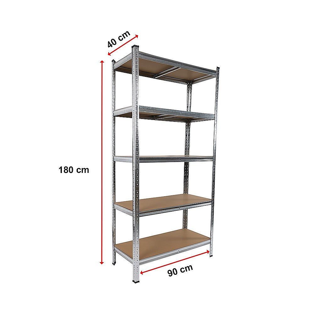 2 x 1.8M Garage Shelving Warehouse Rack Storage Shelves Pallet Racking 13