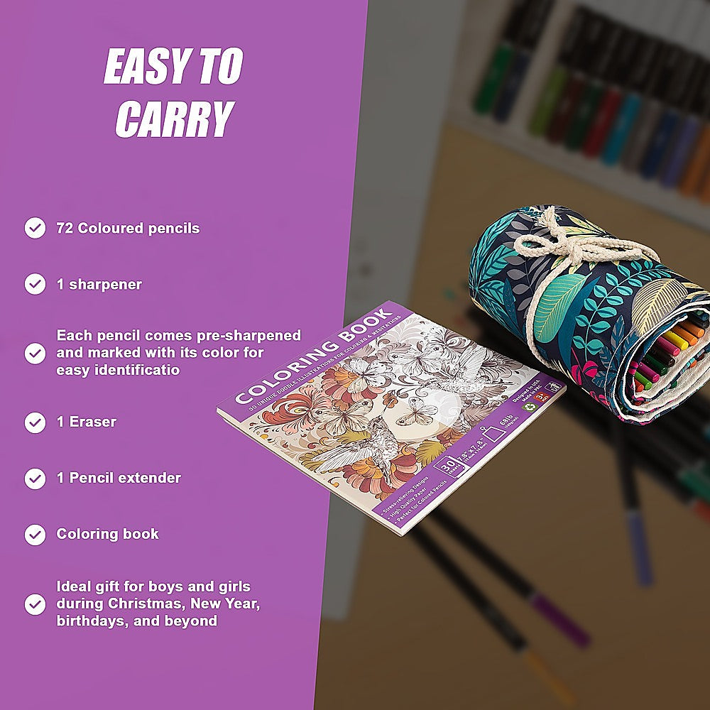 Coloured Pencils Colouring Artist Sketching Drawing for Kids Adults 11