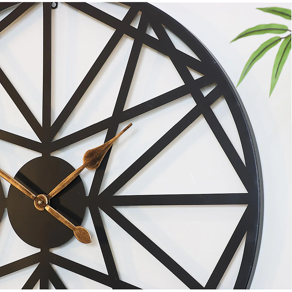Large Metal Outdoor Wall Clock – Weather-Resistant for Garden and Home Decor 3