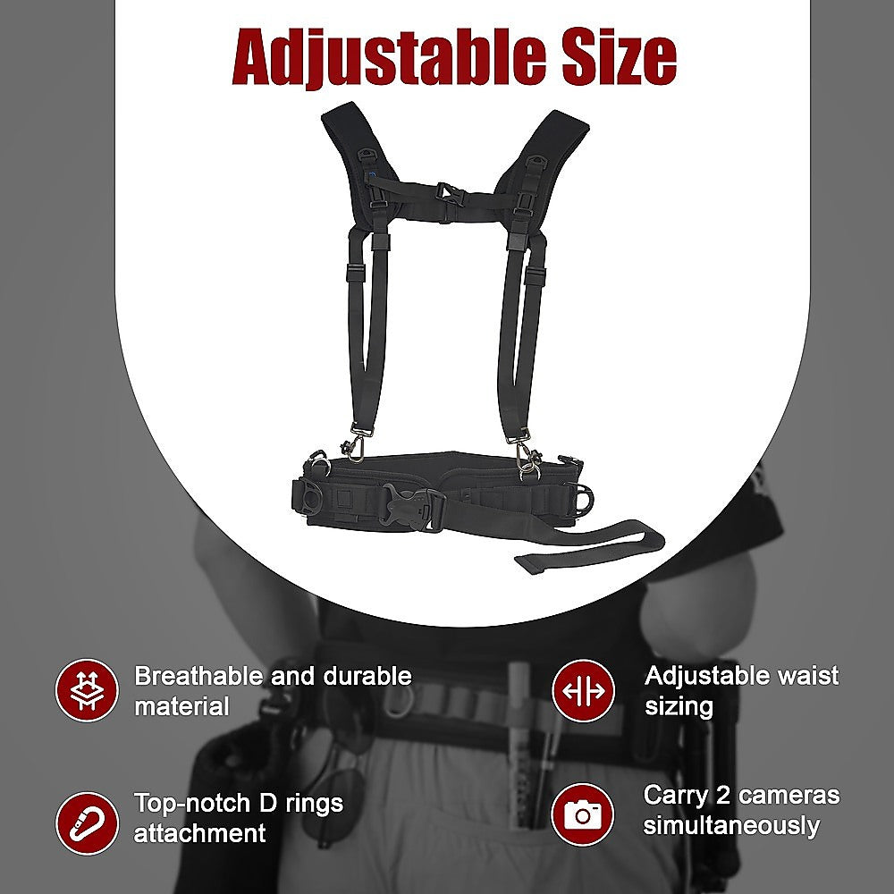Electronics Accessories Bundle Waistband Shoulders Strap Kit SLR/DSLR Cameras 9