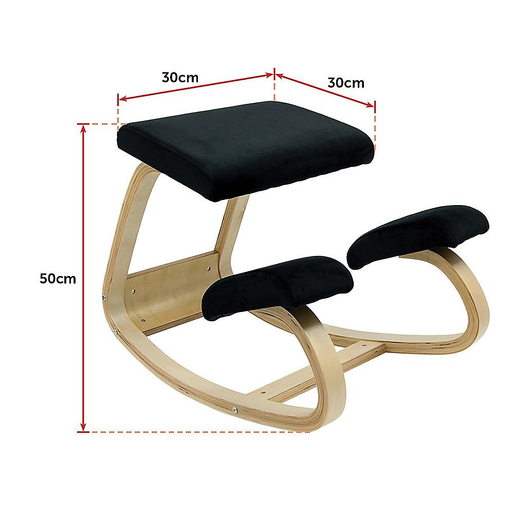 Kneeling Office Chair Ergonomic Rocking Posture Improving Stool 11