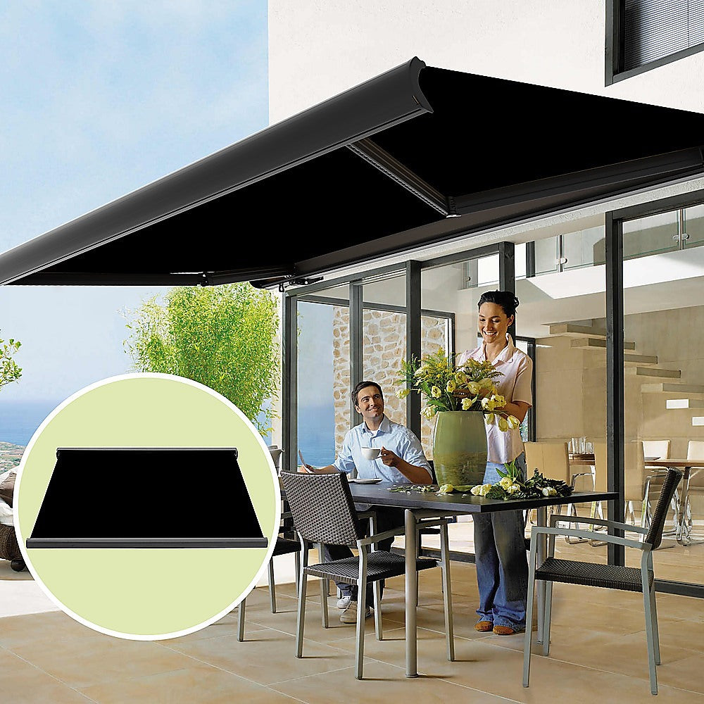 4.0m x 3.0m Retractable Folding Arm Awning Heavy Duty Full Cassette Motorised 7