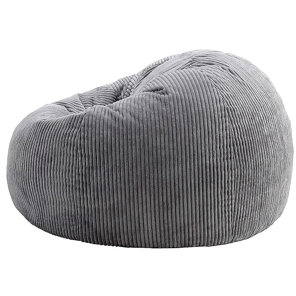 Jumbo Cord Beanbag Chair Cover Unfilled Large Bean Bag - Grey 4