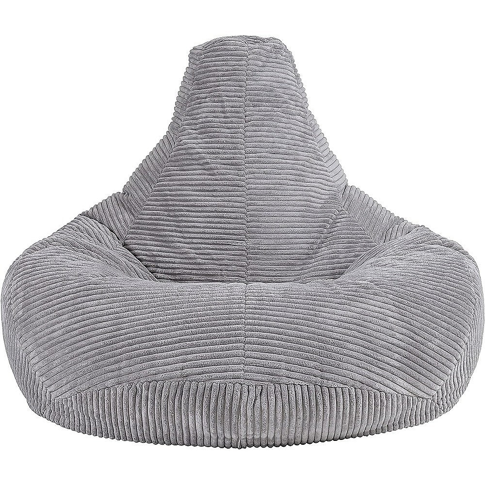 Jumbo Cord Beanbag Chair Cover Unfilled Large Bean Bag - Grey 6