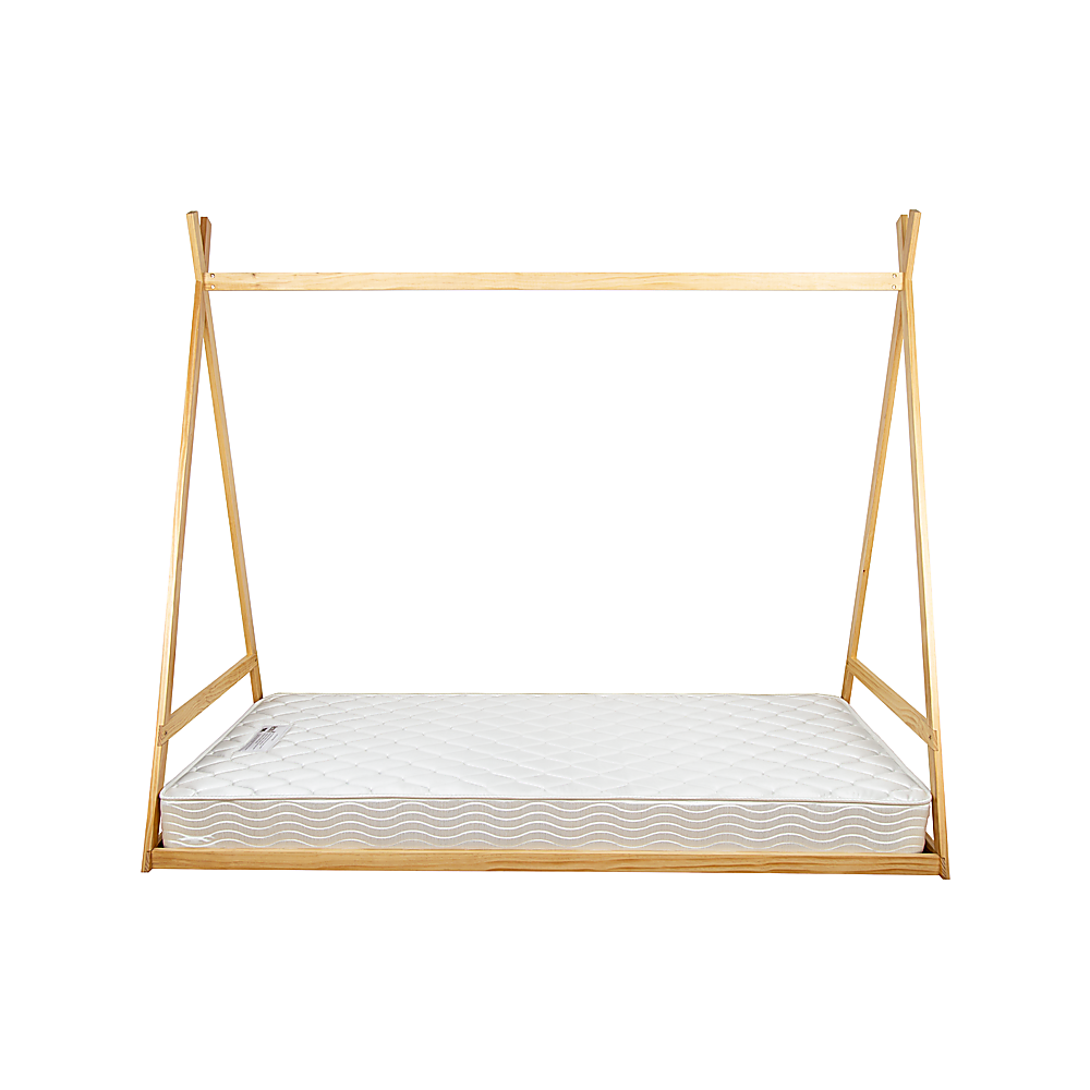 Kids Tent Montessori Toddler Floor Bed Wooden Bedframe 7