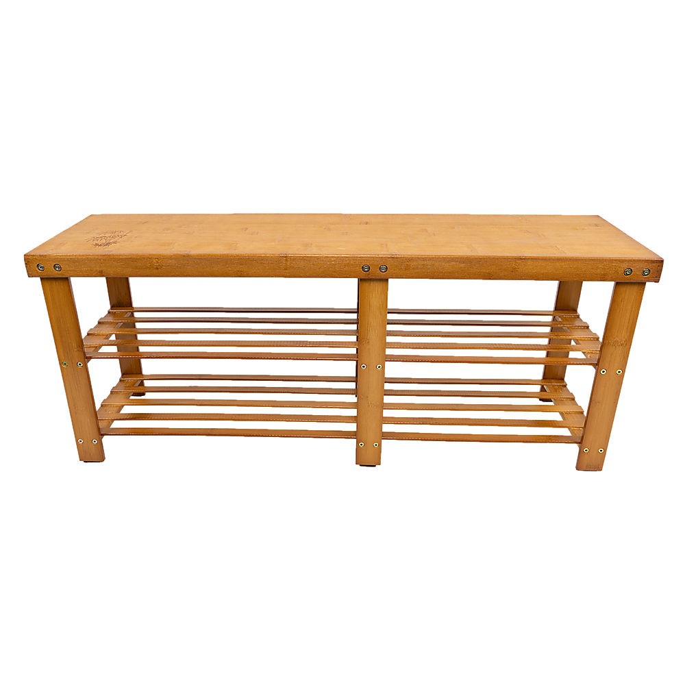 Bamboo Shoe Rack Wooden Bench Storage Organiser Cabinet Holder Stool 5