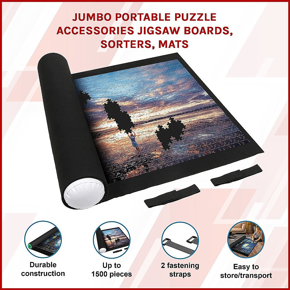Jumbo Portable Puzzle Accessories Jigsaw Boards, Sorters, Mats 3