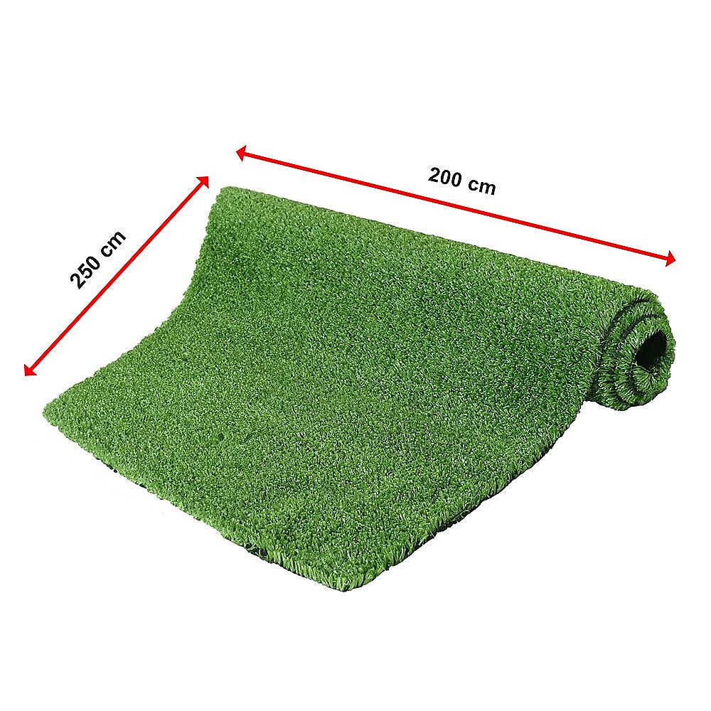 200cm x 250cm Lawn Turf Artificial Grass Mat Carpet Fake Synthetic Garden Landscape 13