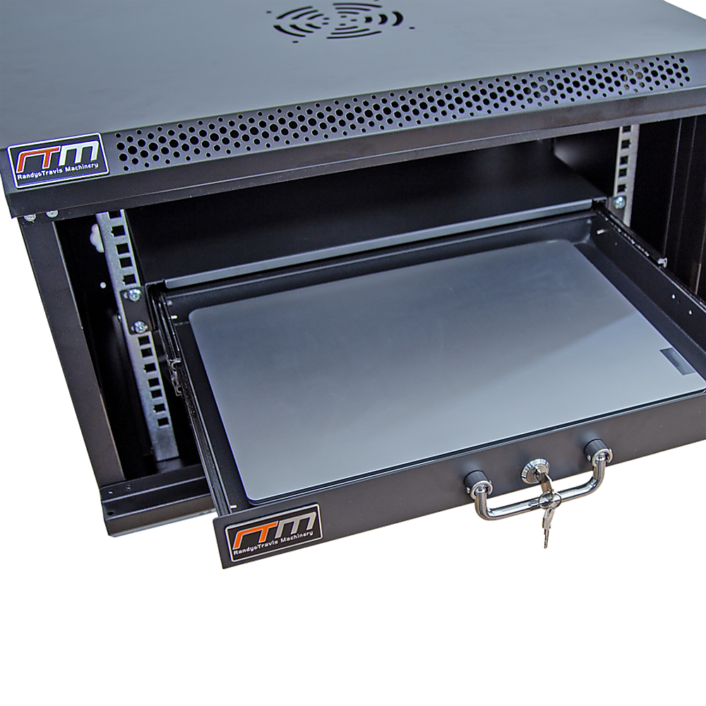 19" 6U Wall Mount Network DVR NVR Data Cabinet Enclosure 4