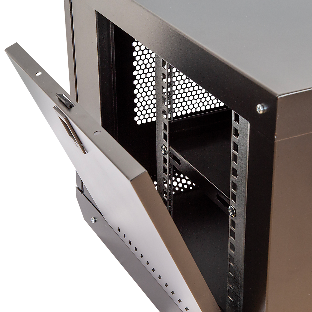 19" 6U Wall Mount Network DVR NVR Data Cabinet Enclosure 6