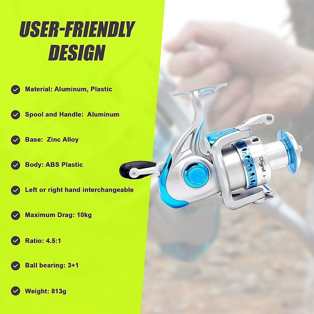 High Speed Saltwater Metal Spinning Fishing Reel Large Sea Fishing Reels 10