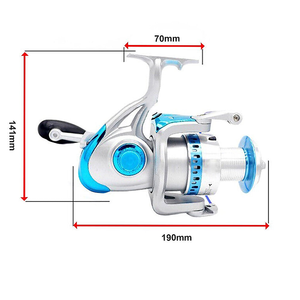 High Speed Saltwater Metal Spinning Fishing Reel Large Sea Fishing Reels 12