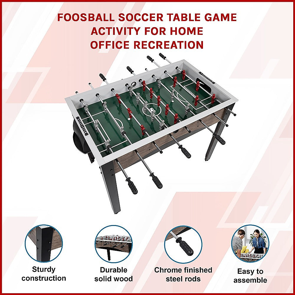 Foosball Soccer Table Game Activity for Home Office Recreation 3