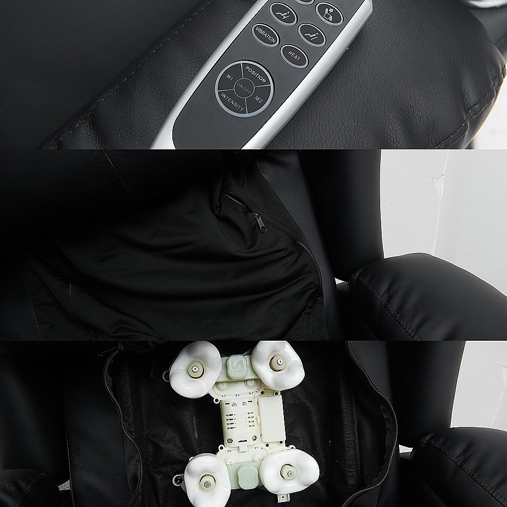 Lift Heated Leather Recliner Electric Massage Chair with USB port 7