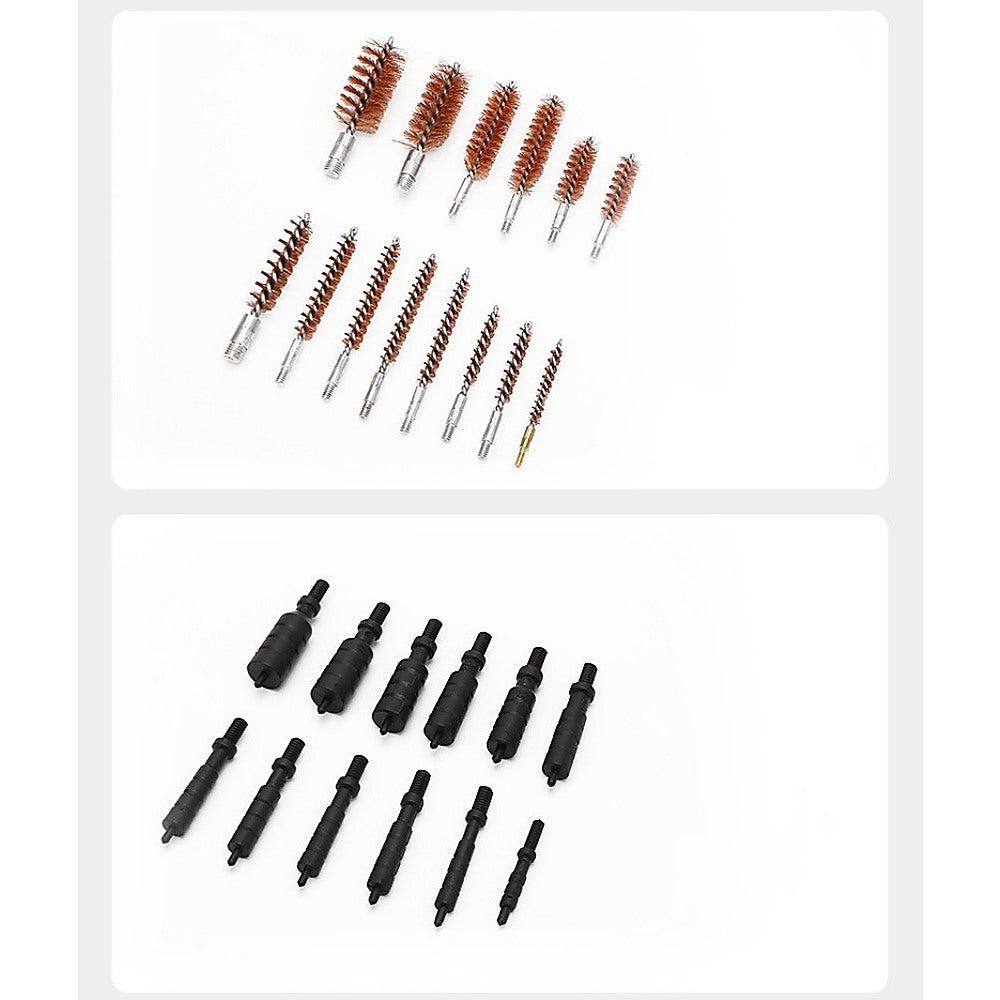 Universal Barrel All-purpose Gun Cleaning Kit for Rifle Pistol Shotgun Muzzleloader 6