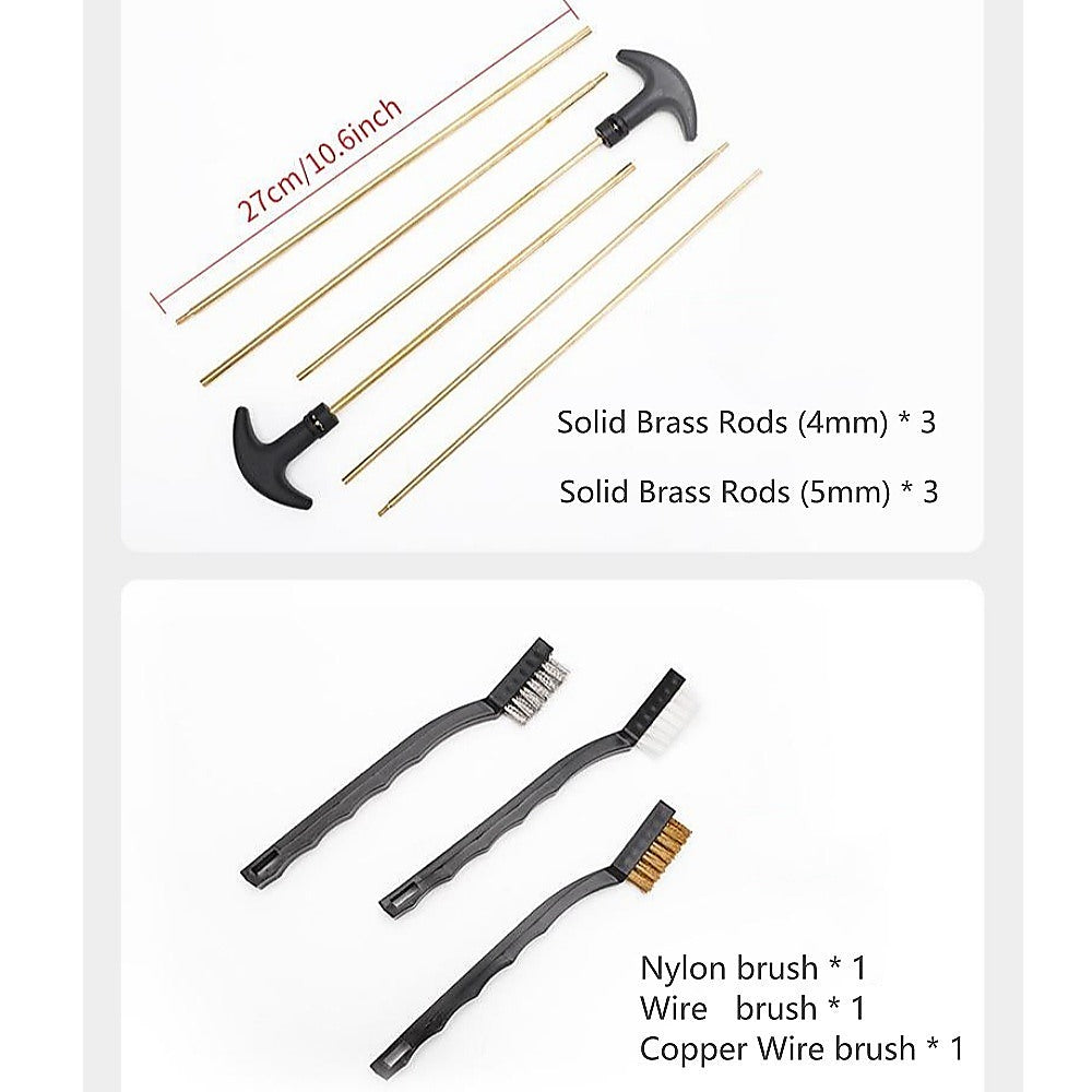 Universal Barrel All-purpose Gun Cleaning Kit for Rifle Pistol Shotgun Muzzleloader 8