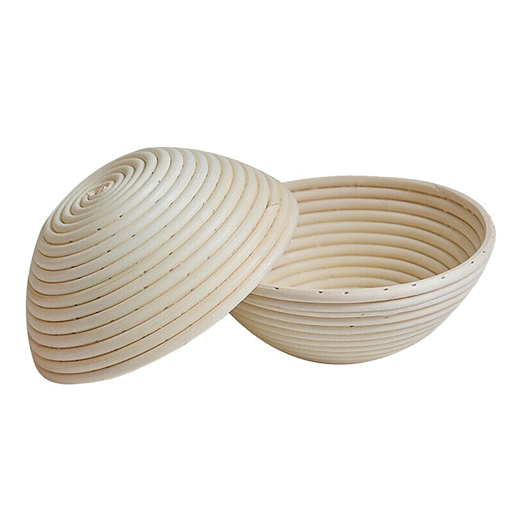 2 x 9" Sourdough Bread Proofing Set Bread Making Kit Round Bowls 7