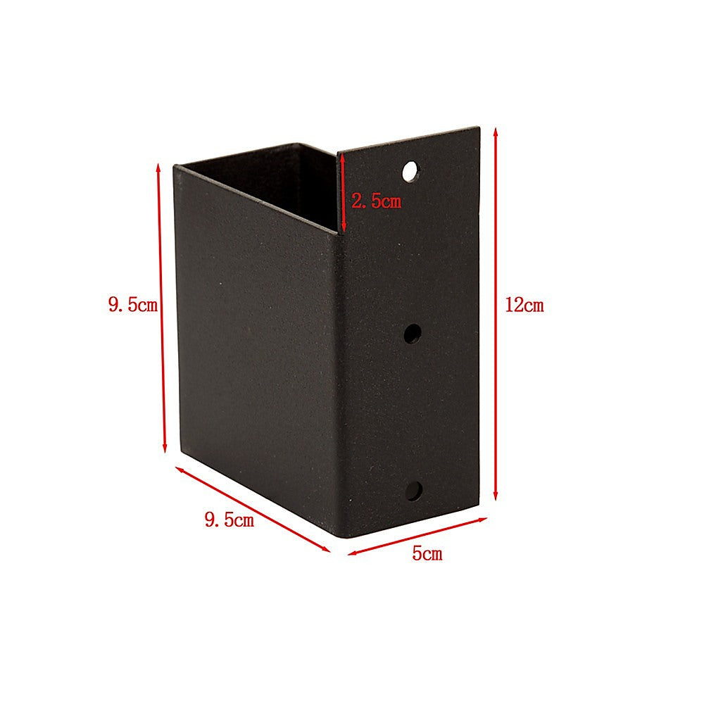 Roof Pergola Gazebo Shed Matte Black Steel Brackets DIY Kits 15