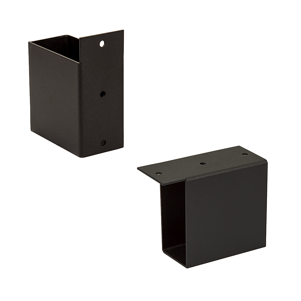 Roof Pergola Gazebo Shed Matte Black Steel Brackets DIY Kits 13