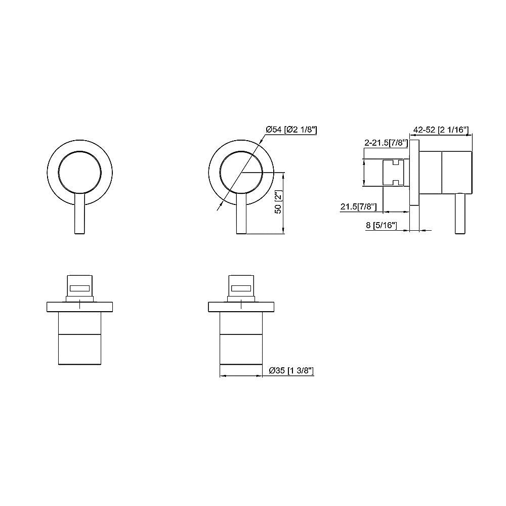 Bathroom Shower Bath Hot and Cold Mixer WATERMARK Certified in Chrome 12