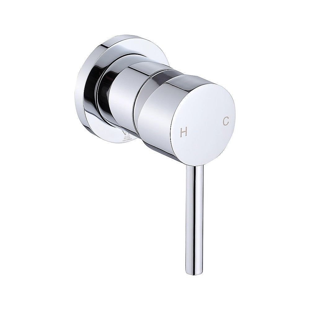 Single Round Shower Bath Mixer Tap Bathroom WATERMARK Approved 4