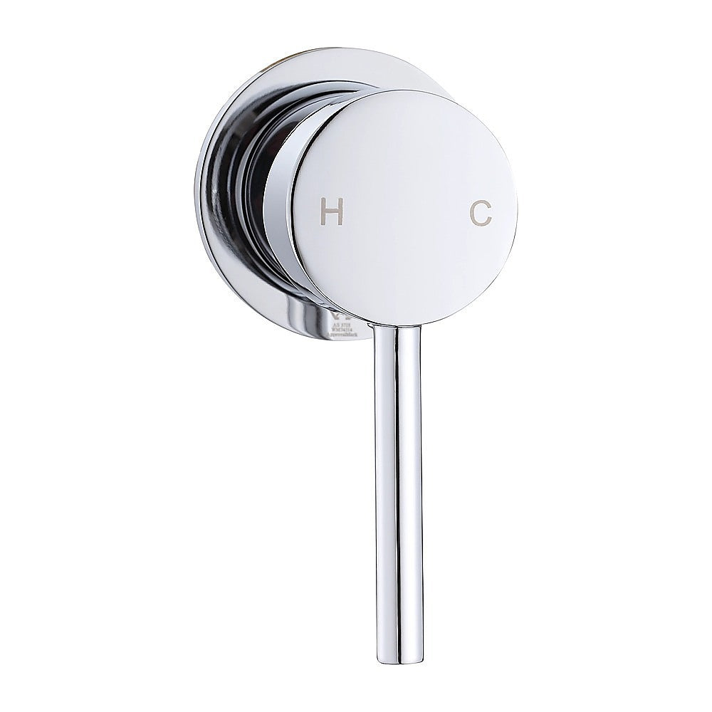 Single Round Shower Bath Mixer Tap Bathroom WATERMARK Approved 7