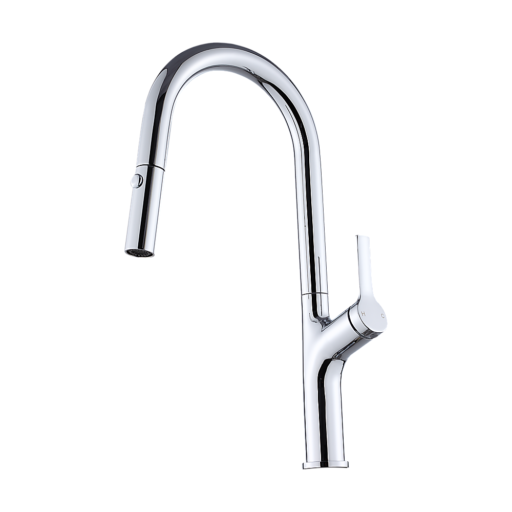 Kitchen Laundry Bathroom Basin Sink Pull Out Mixer Tap Faucet in Chrome 6