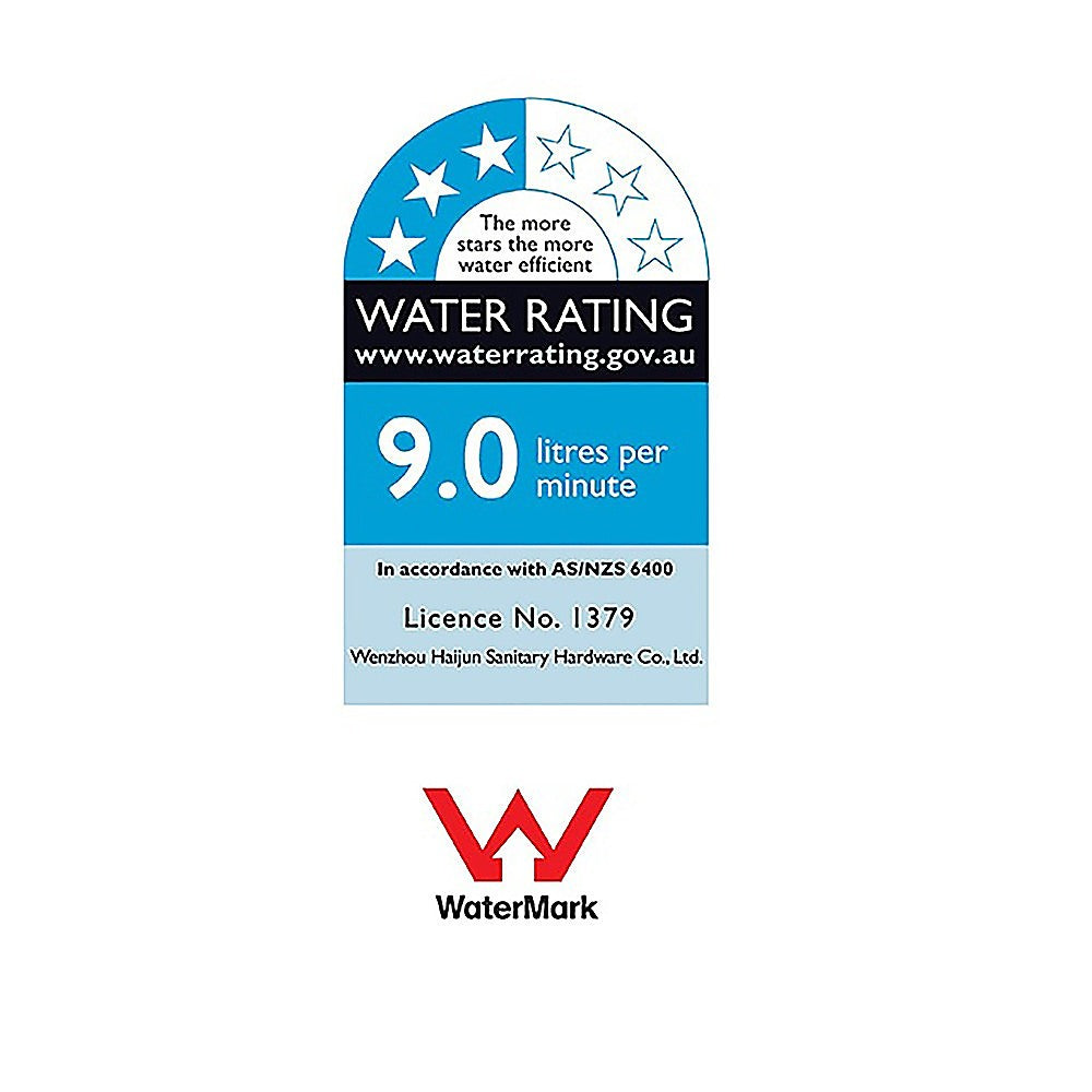 WELS 10" Rain Shower Head Set Square Dual Heads High Pressure with Handheld in Black 11