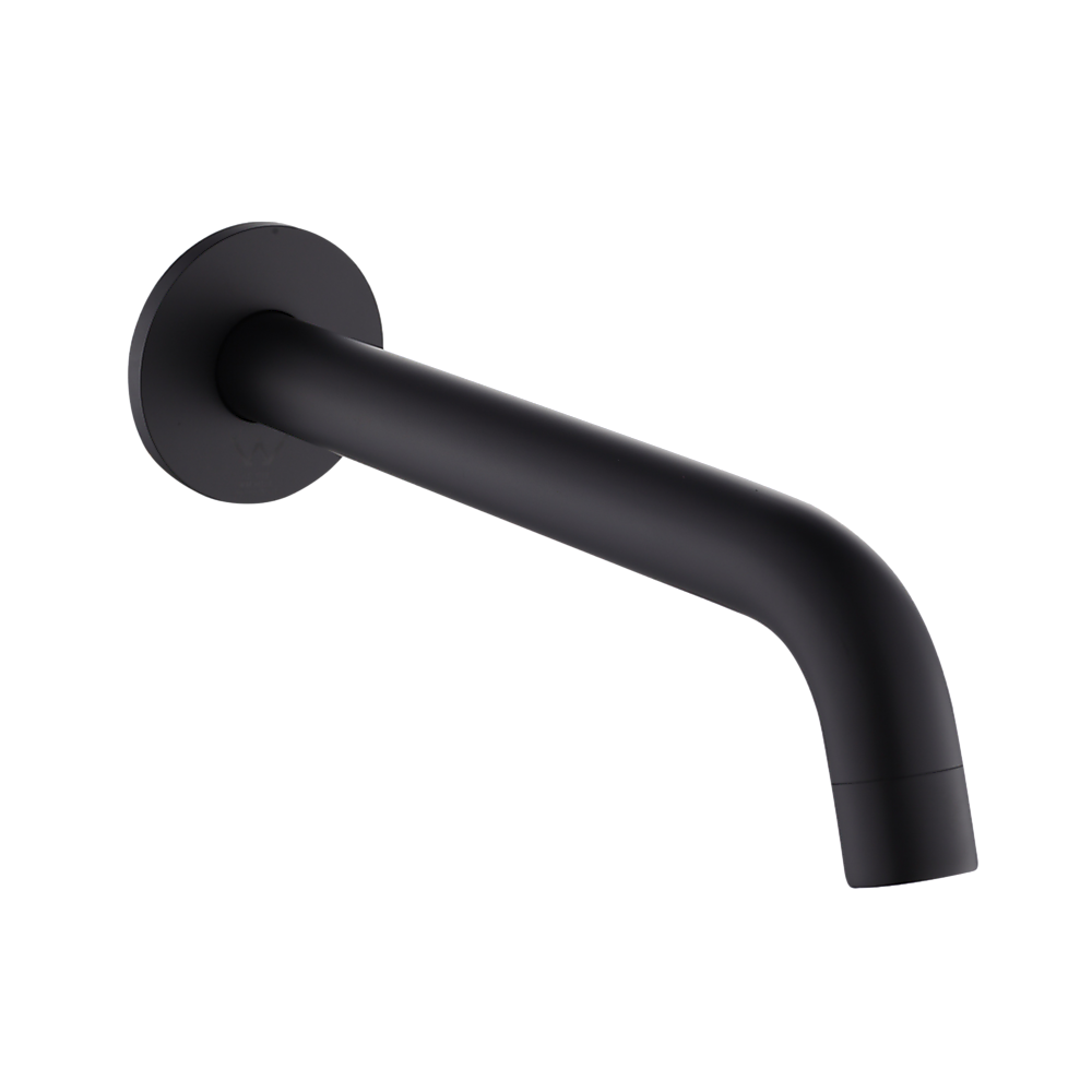 220mm Bath Spout in Matte Black Finish 4