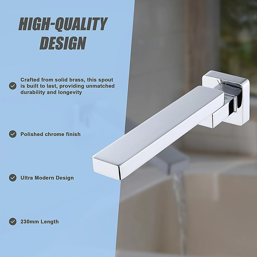 Bath In Wall Swivel Spout in Polished Chrome Finish 10