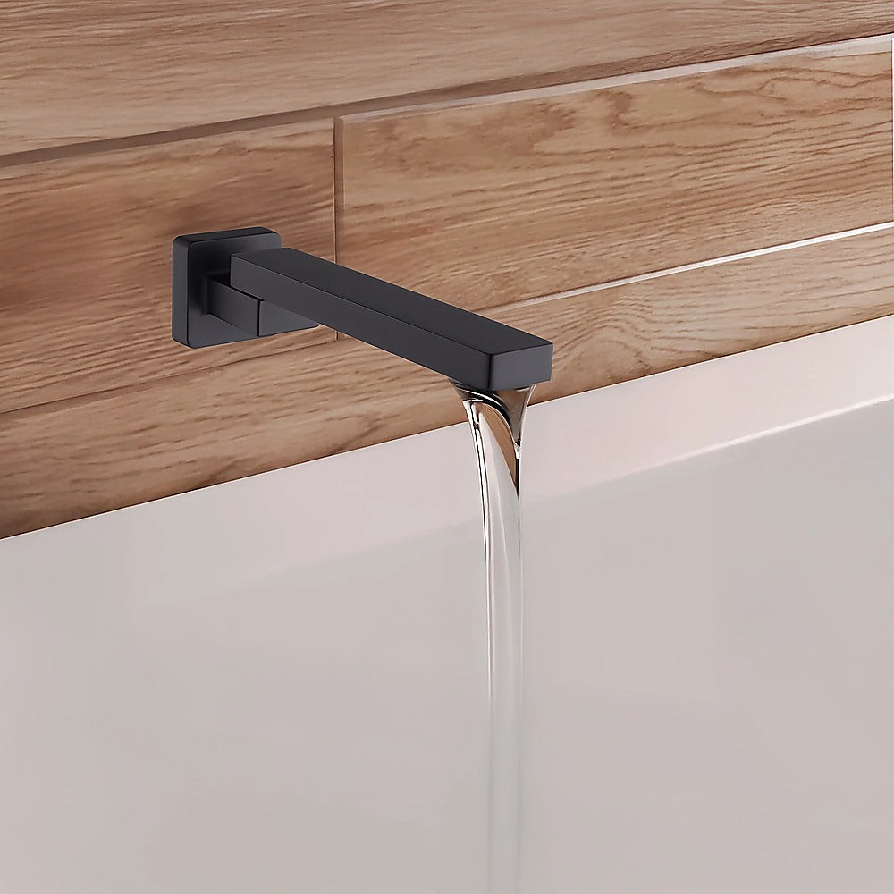 Bath In Wall Swivel Spout in Matte Black 5