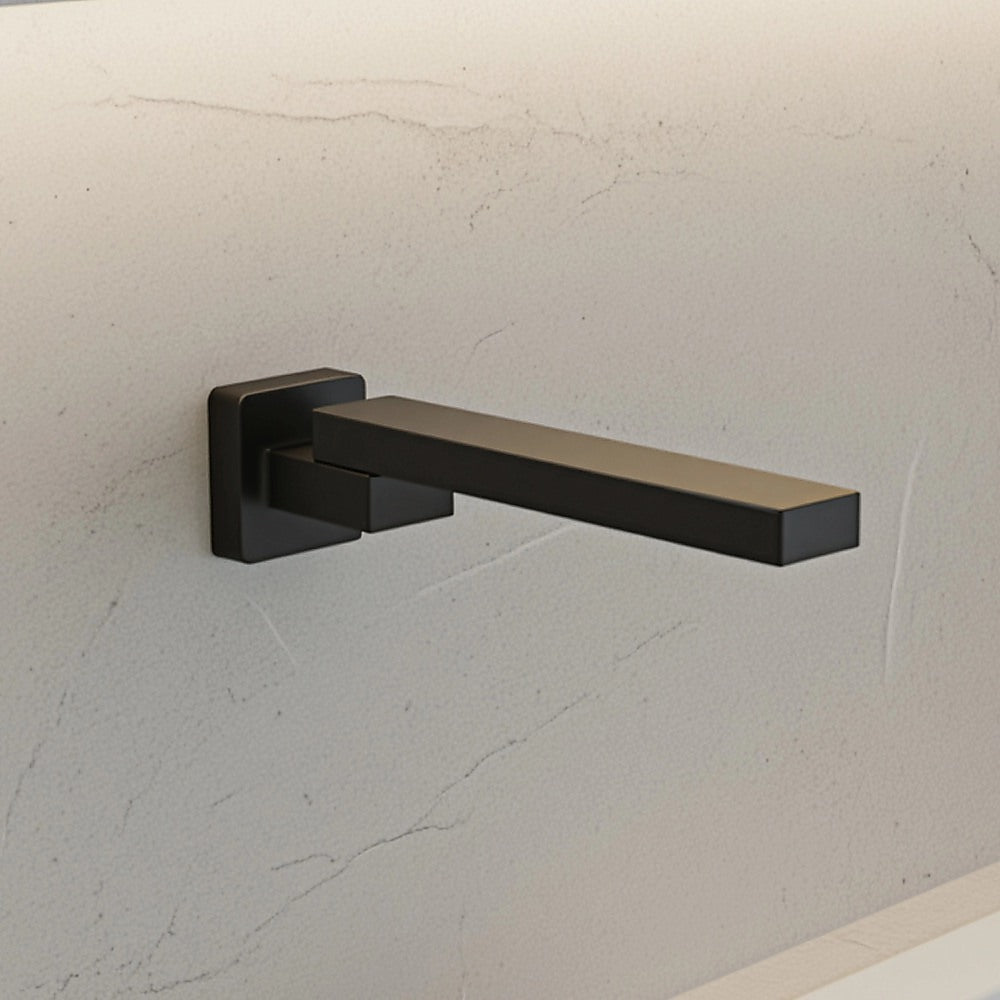 Bath In Wall Swivel Spout in Matte Black