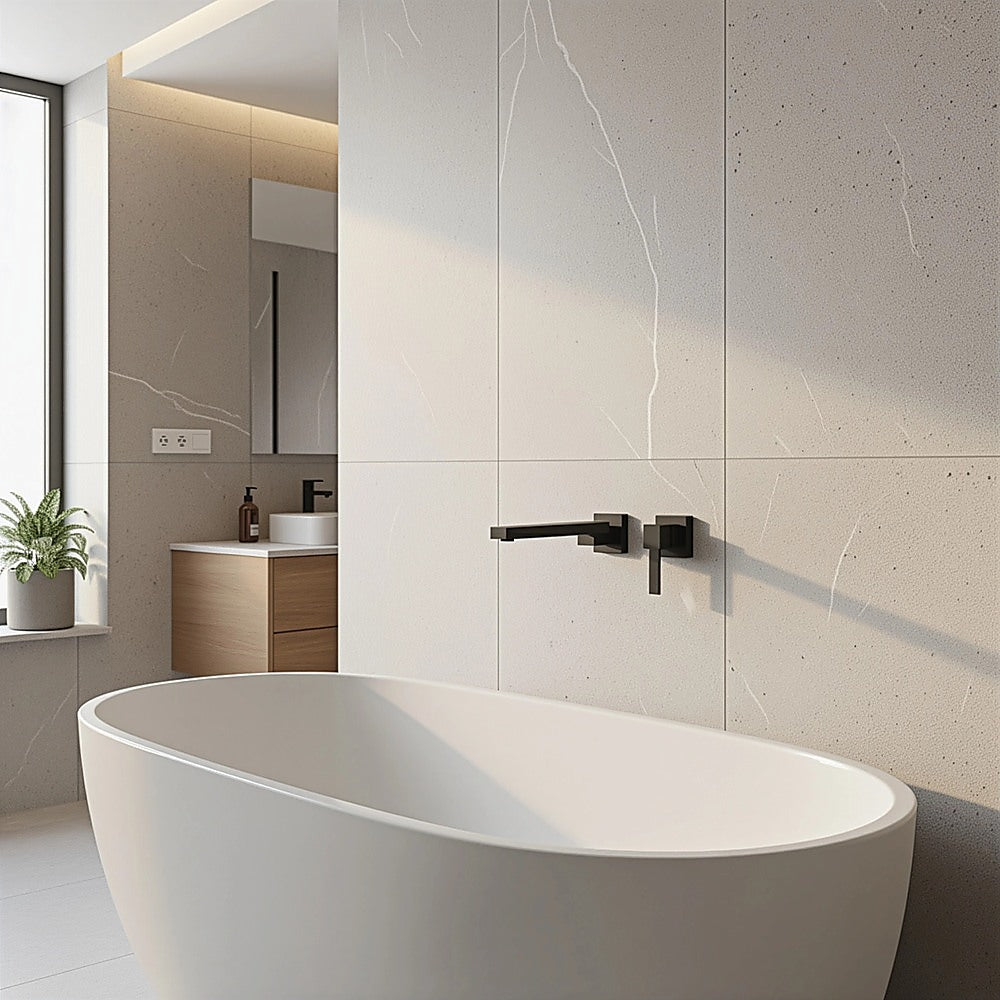 Bath In Wall Swivel Spout in Matte Black 7