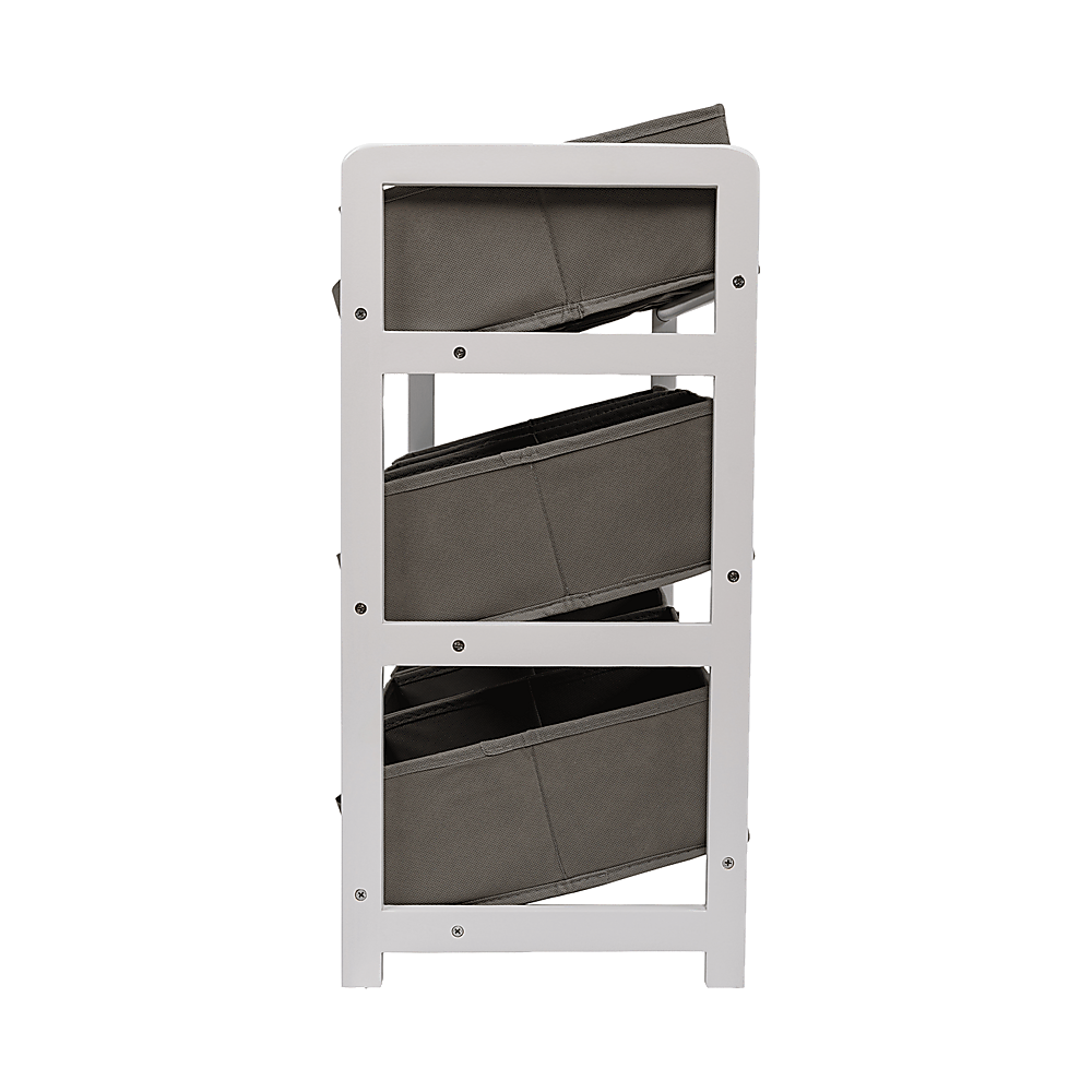 Kids Toy Box Storage Unit Drawers Childrens Bedroom Shelf Baby Nursery Furniture Grey 4