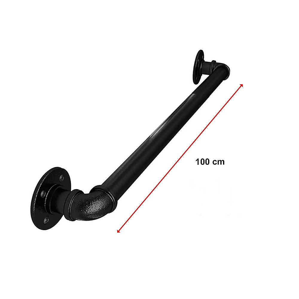 3m Handrail Stair Rail Grab Balustrade Staircase Banister + Installation Kit 11