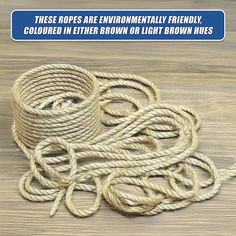 Sisal Rope Natural Jute Hemp Manila Twine Cord 5mm*100m 8