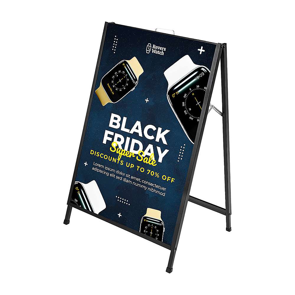 A Frame Sign 60x90cm Sidewalk Plastic Poster Board Outdoor Display 6