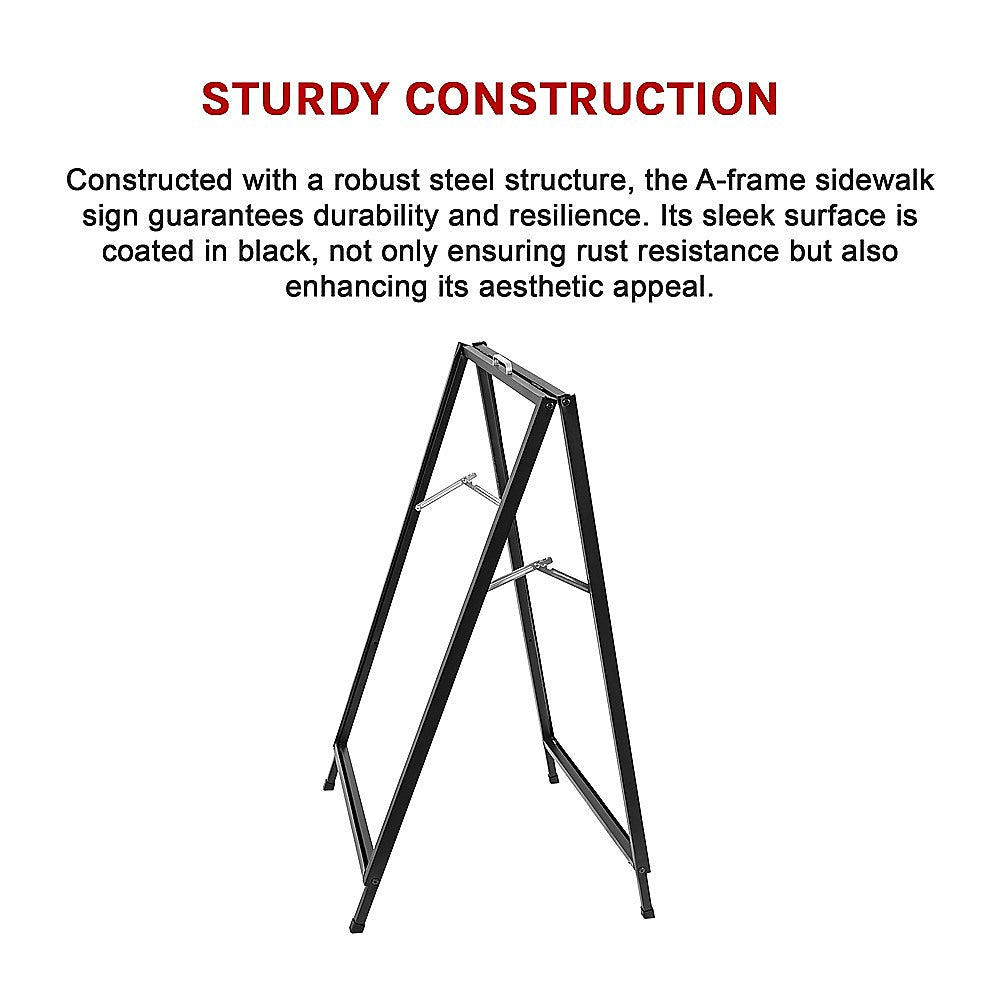 A Frame Sign 60x90cm Sidewalk Plastic Poster Board Outdoor Display 13