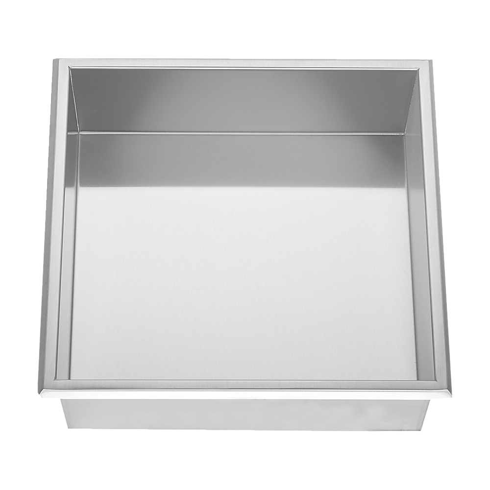 336 x 336 x 101mm Shower Niche Single Shelf Organizer No Tile Needed in Stainless Steel Finish 6