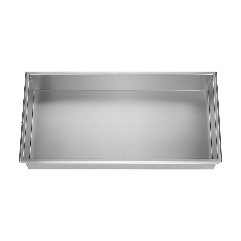 641 x 336 x 101mm Shower Niche Single Shelf Organizer No Tile Needed in Stainless Steel 6