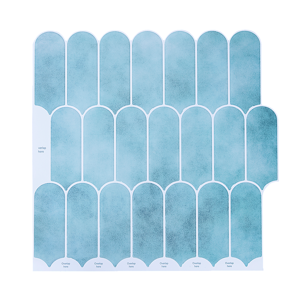 5pcs 3D Wall Stickers Self-adhesive Wallpaper Resistant High Temperature